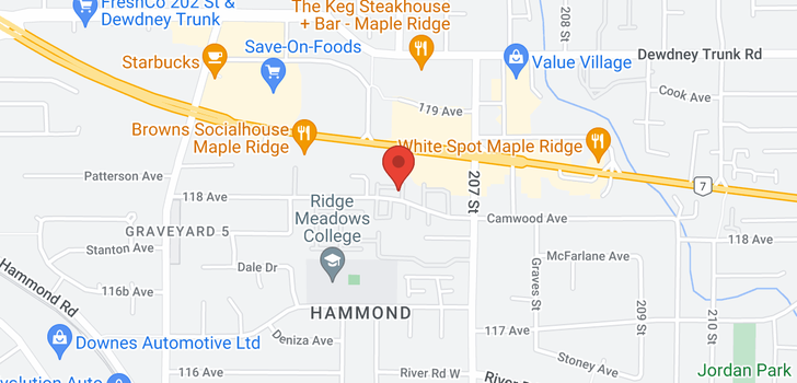 map of 11 20625 118 AVENUE